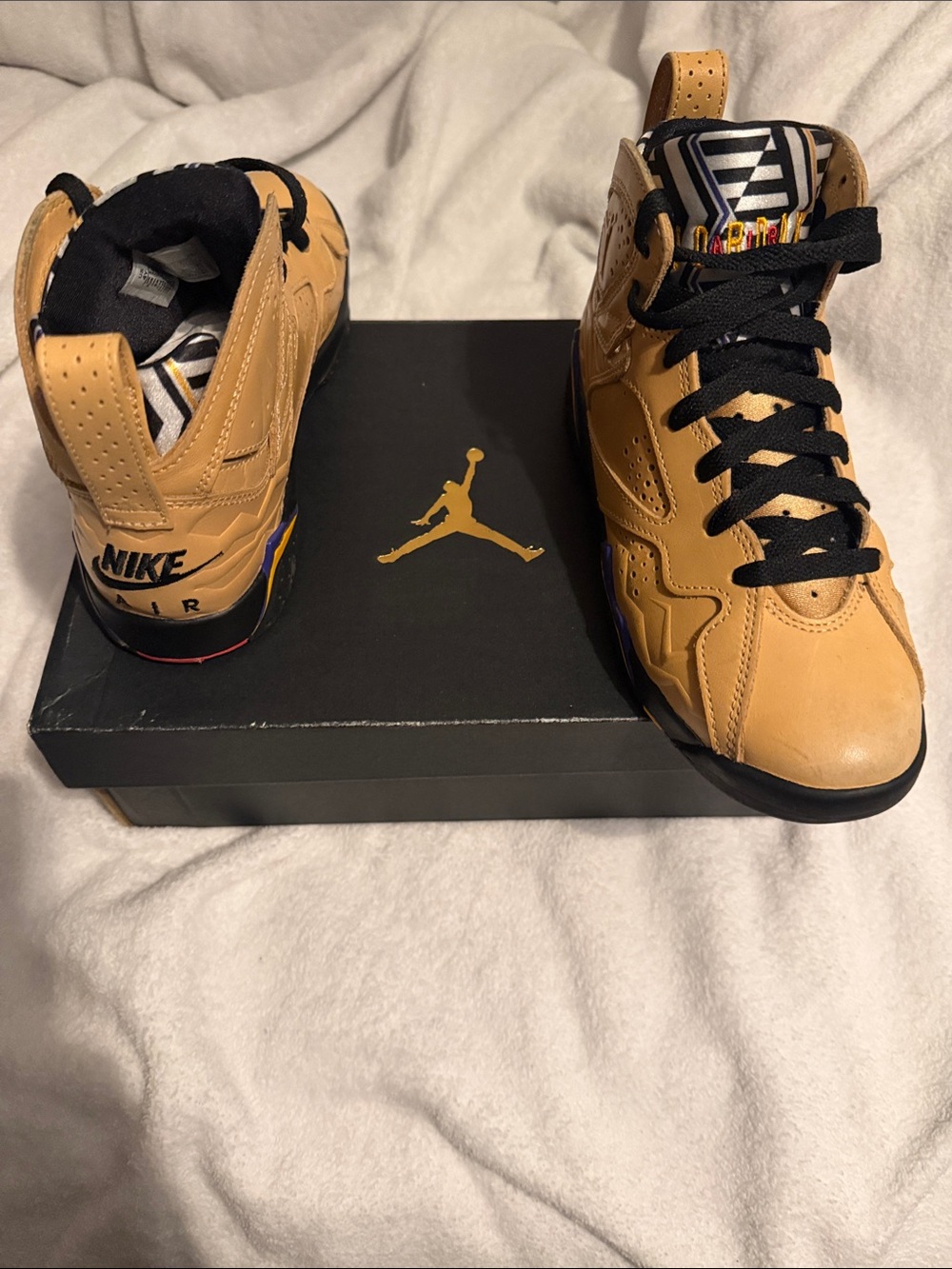 Nike kids High-Top Sneakers — Wheat/Black